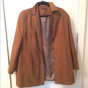 Norm Thompson brown suede men's sport coat